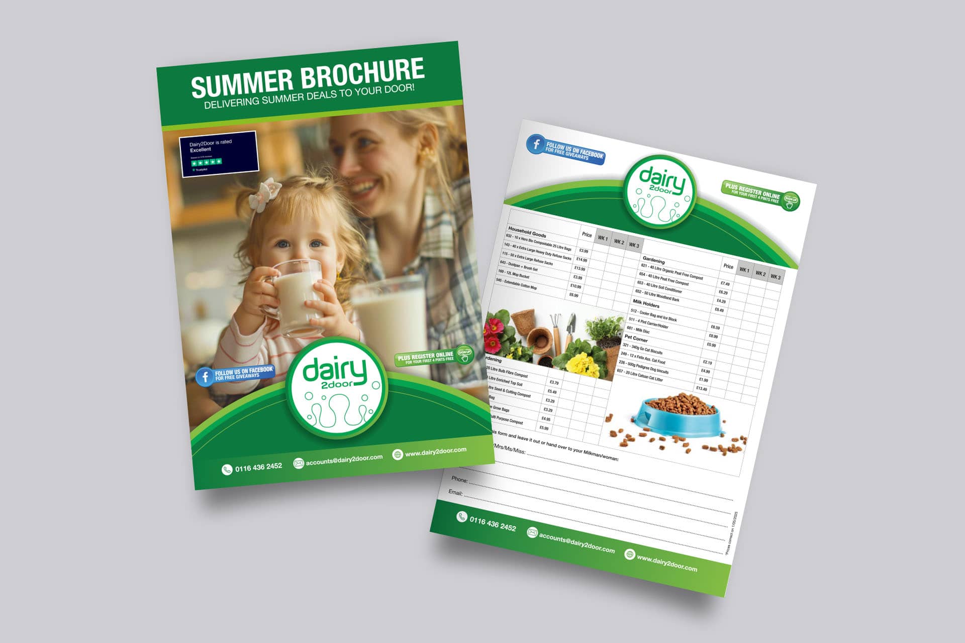 Dairy2Door.com Summer 25 brochure