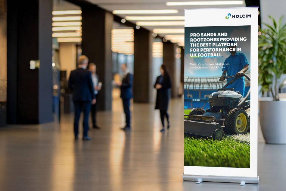 Roller Banner Design for Holcim – Scots Turf Show 2026