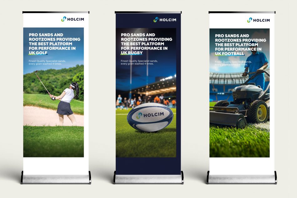 Roller Banner Design for Holcim – Scots Turf Show 2026