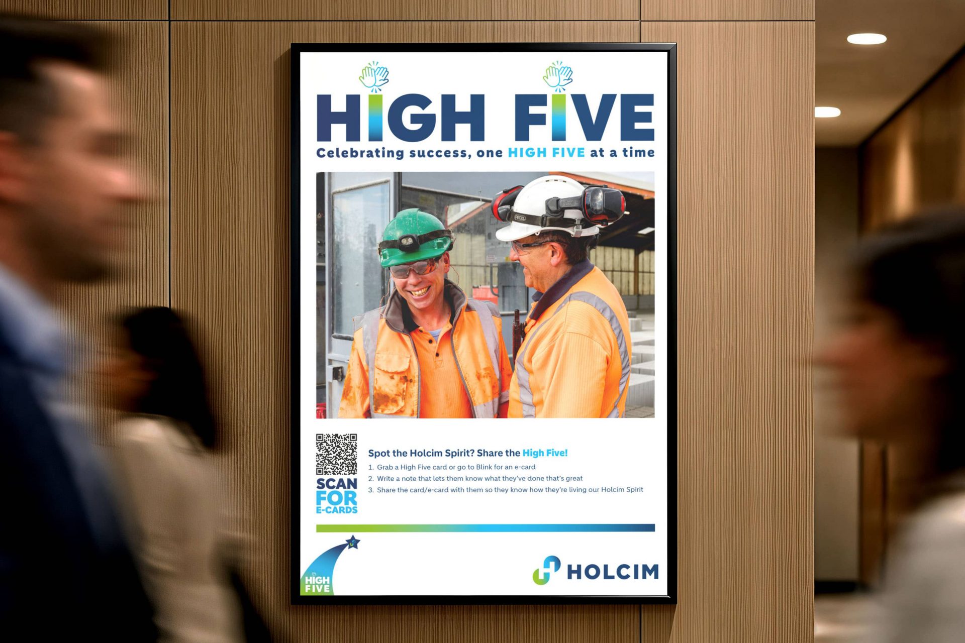 Holcim – HighFive campaign branding