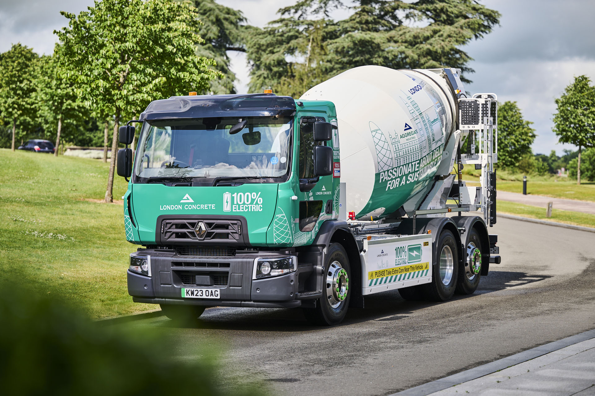 Holcim 100% Electric Truck