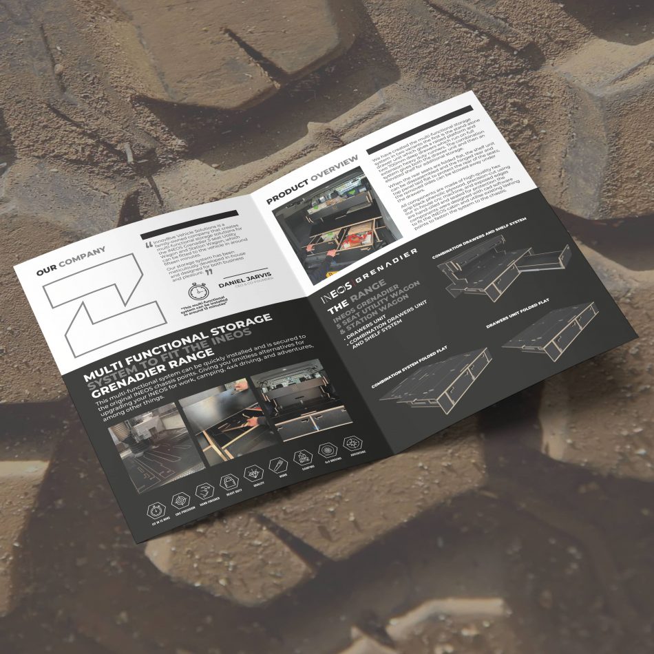 Innov8ive Vehicle Solutions - Branding Marketing A5 Brochure