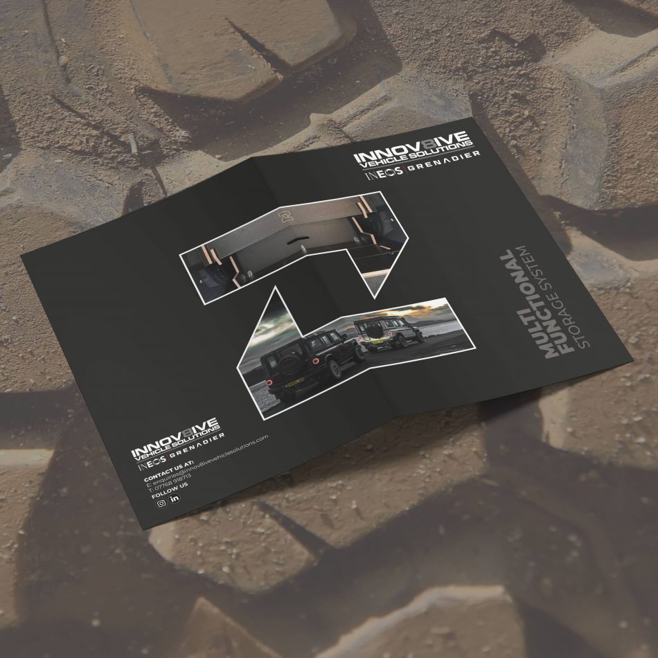 Innov8ive Vehicle Solutions - Branding Marketing A5 Brochure